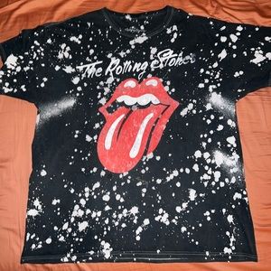 Rolling Stones acid wash T shirt